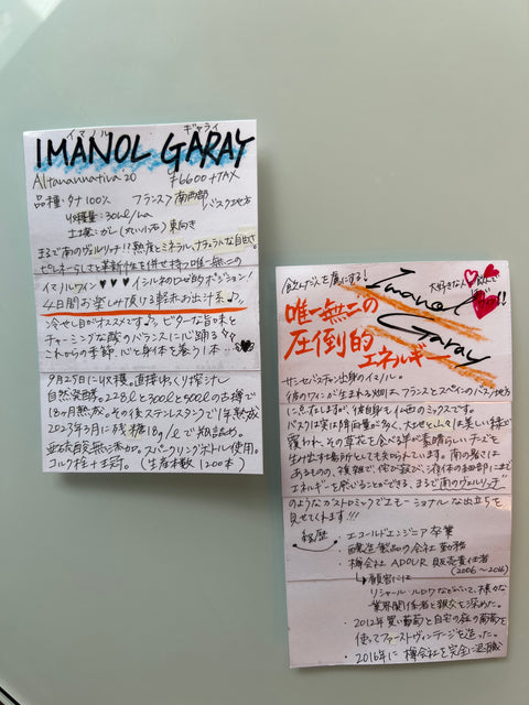 Imanol Garay イマノル・ギャライ　Altannativa アルタナティヴァ