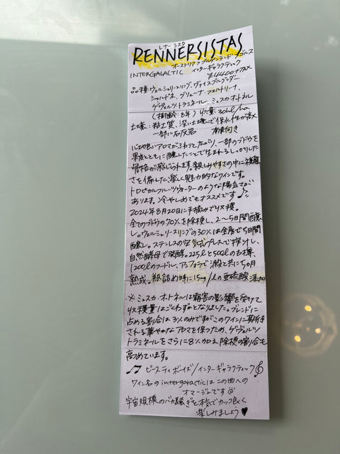 RENNERSISTAS レナーシスタ　INTERGARACTIC インターギャラクティック
